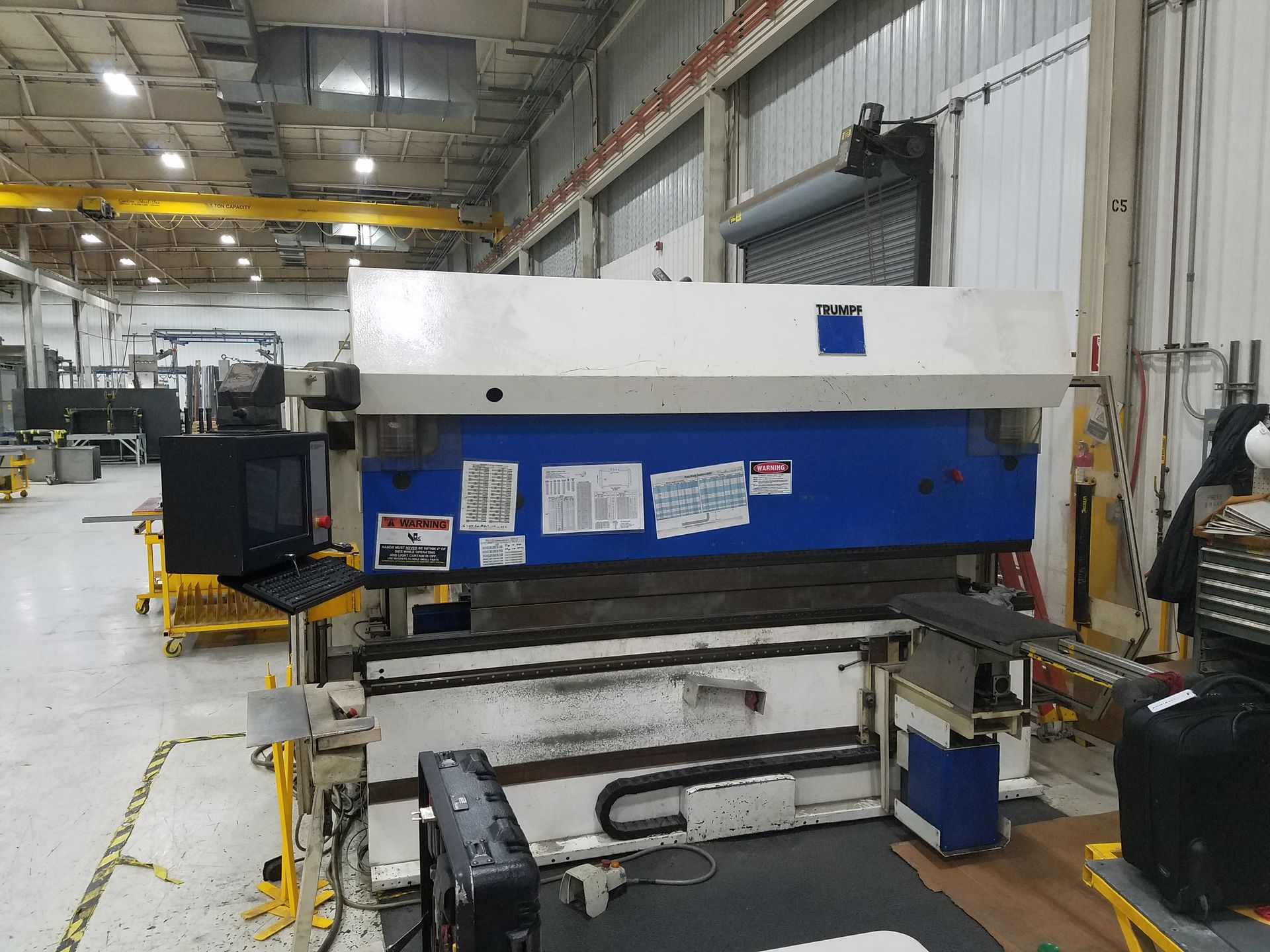 Trumpf with Delem press brake control upgrade