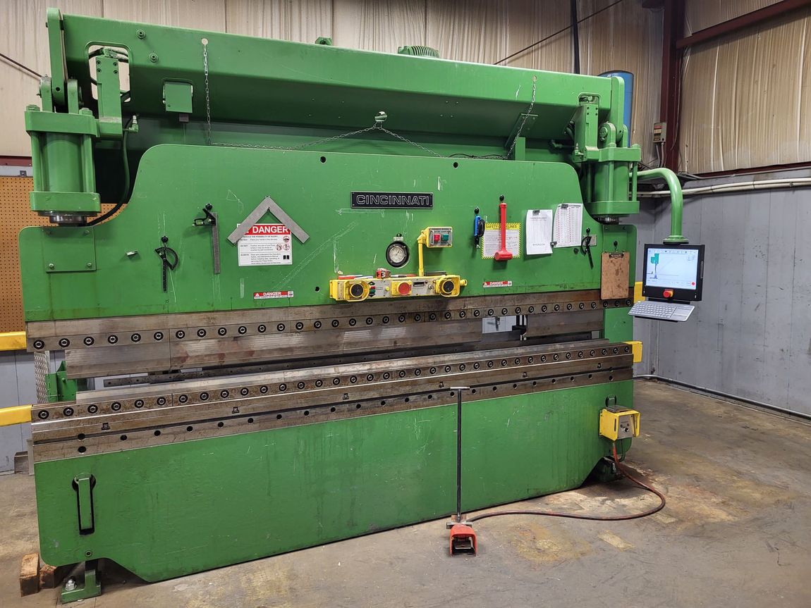 Cincinnati Autoshape Press Brake with the PC800 Control retrofit by PC Controls