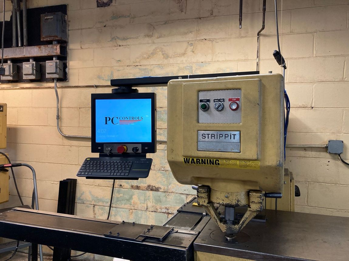 Strippit single punch control upgrades by PC Controls