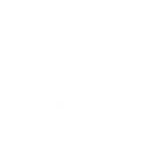 A white, thin-lined logo with two surfboards, the text ocean surf, and YORK BEACH COLLECTION inside a hexagonal frame.