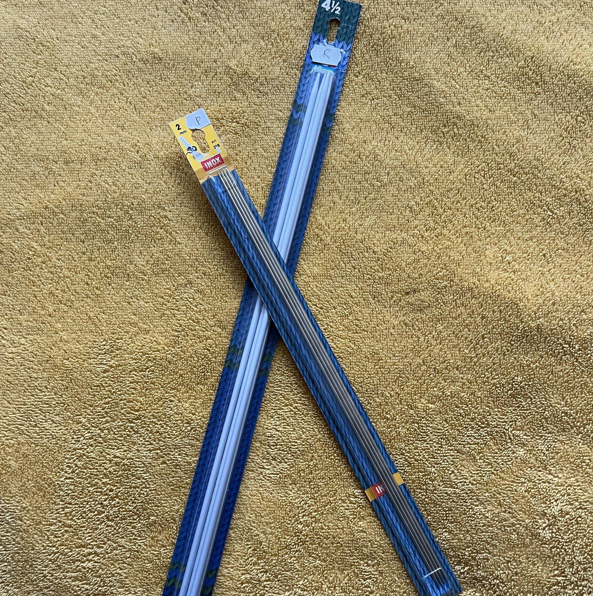 lange naalden zonder knop