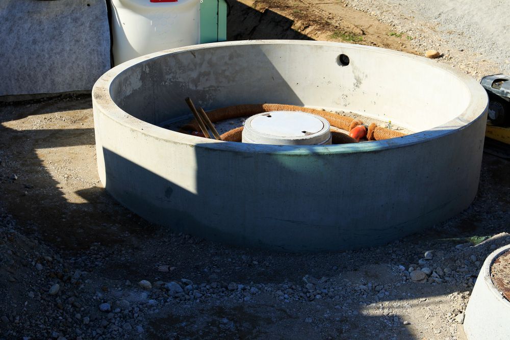 Concrete Cylinder With Lid and Tools — Raptor Waste Management In Murwillumbah, NSW