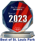 A crystal award for 