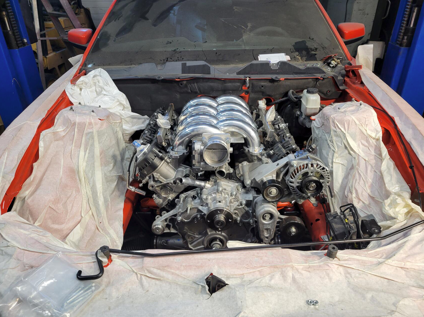 Fabrication on the intake manifold1