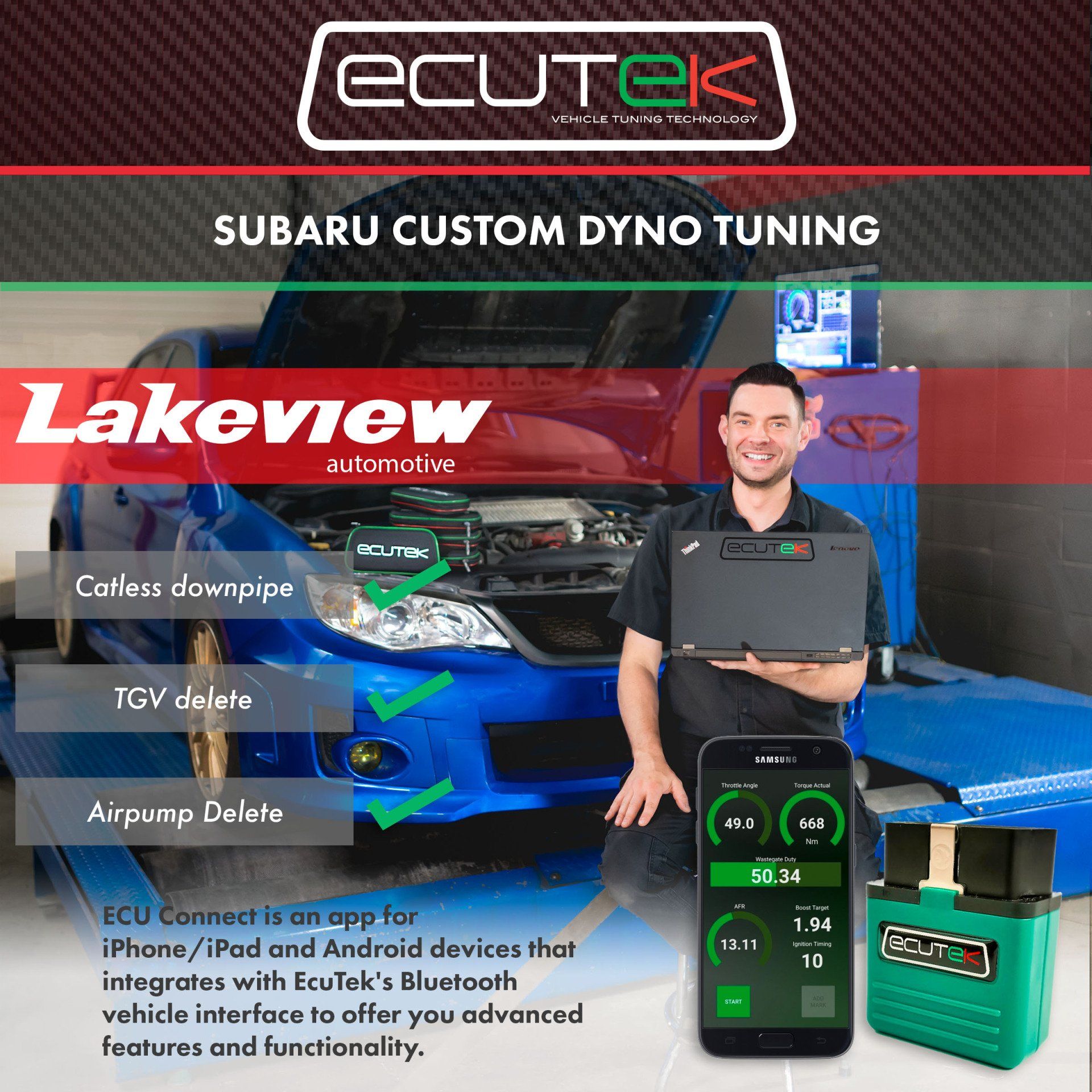 SUBARU Custom Dyno Tuning