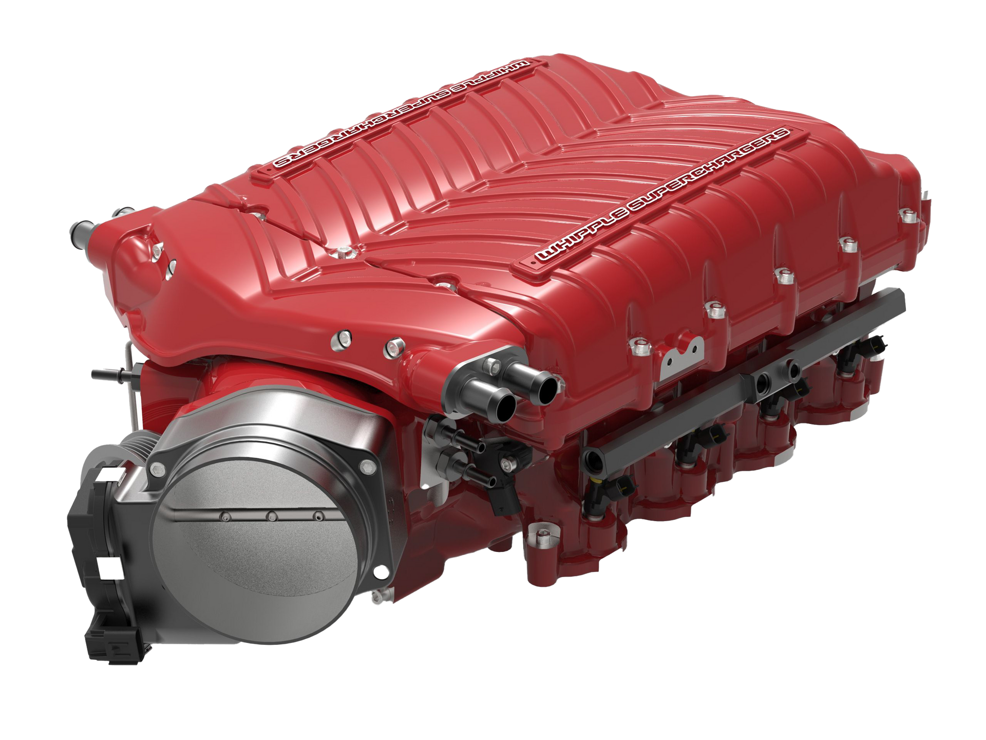 Red Whipple supercharger