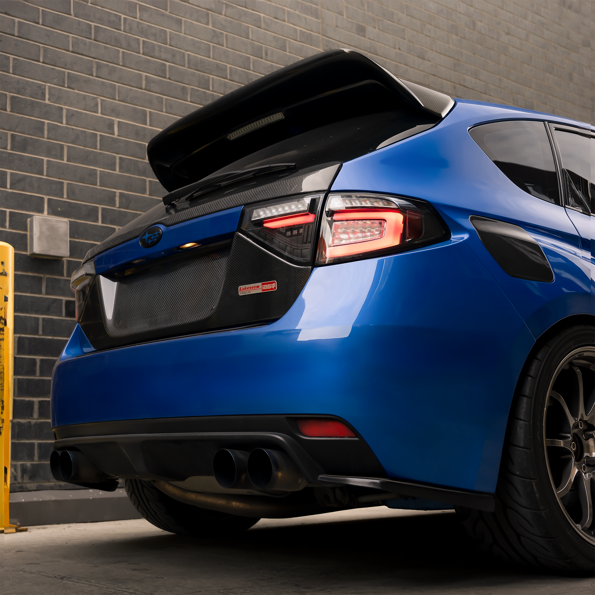 Subaru Hatch with Carbon fibre