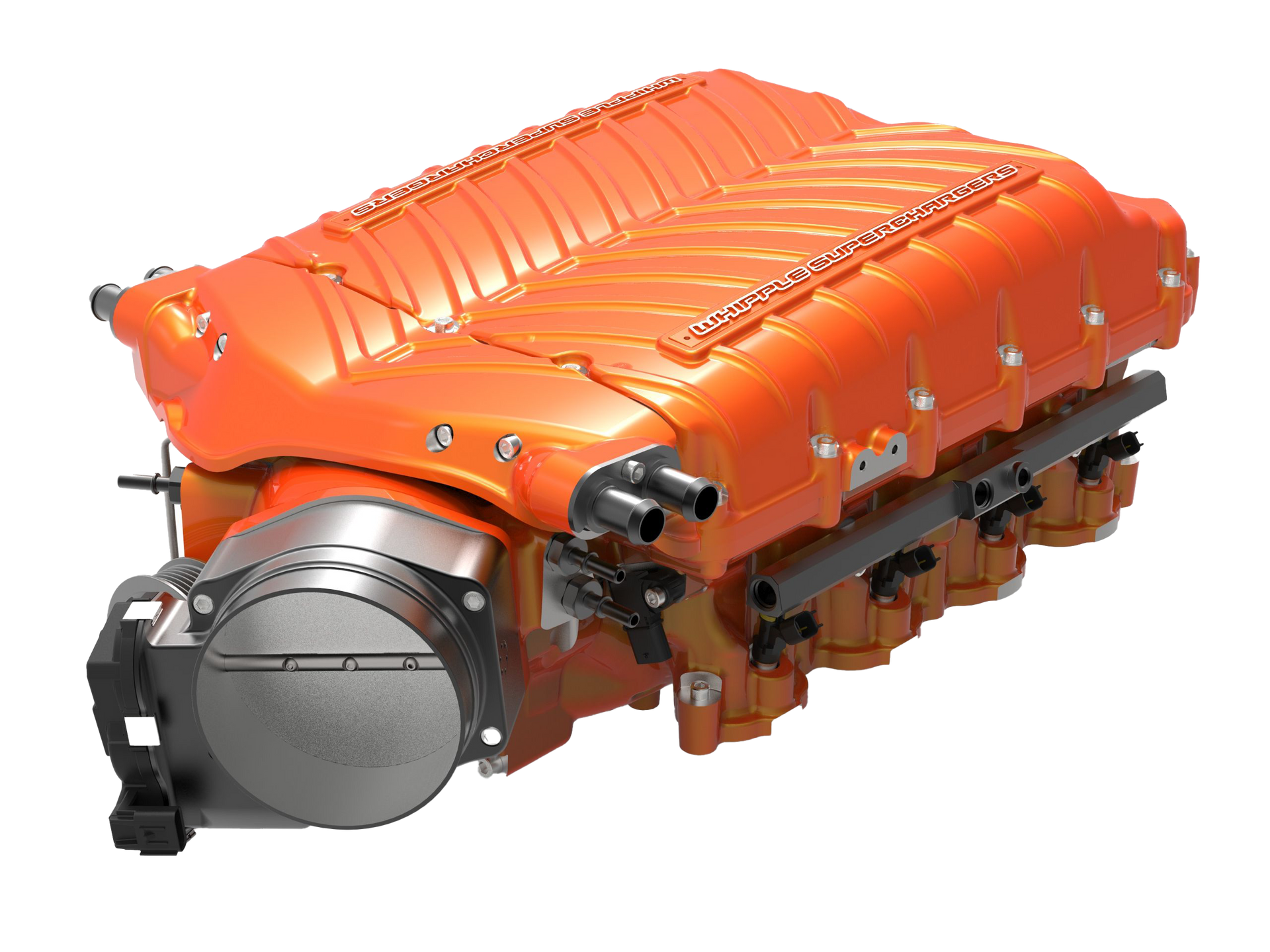 Orange Whipple supercharger