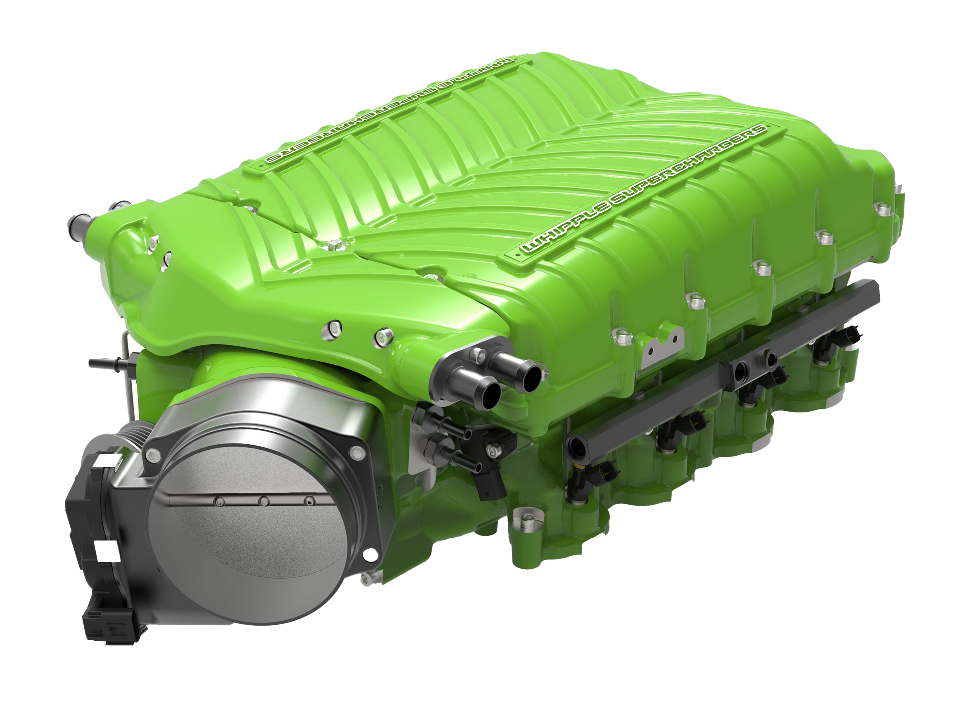 Green Whipple supercharger
