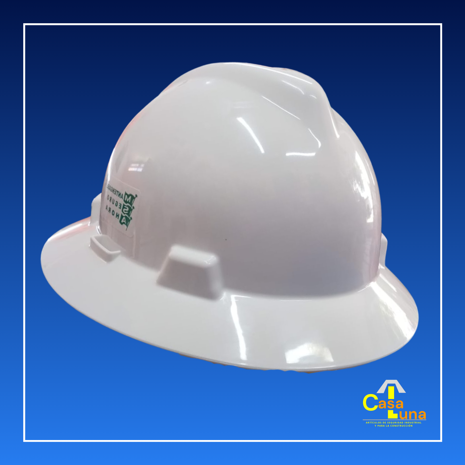 CASCO DE SEGURIDA ALA ANCHA MARCA MSA