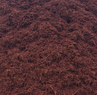 Shop Boulder Creek Lawn and Landscape's red mulch in Jefferson City, MO.