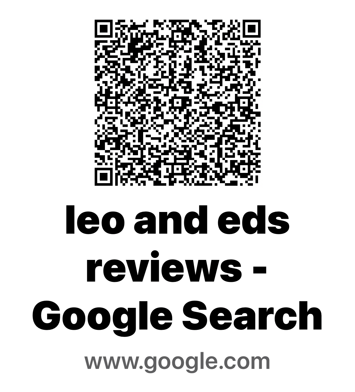 Google Search QR | Leo & Ed’s Auto Service