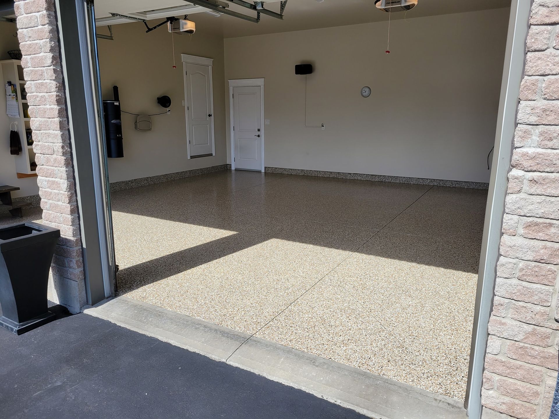 Garage floor Image of epoxy garage floor.