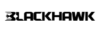 The blackhawk logo is on a white background.