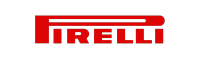 A red and white logo for irelli on a white background