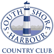 The logo for the south shore harbour country club