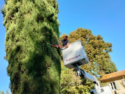 élagage avec nacelle aix en provence