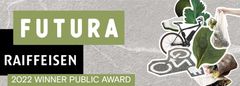 Ein Plakat für den futura raiffeisen 2022 winner public award