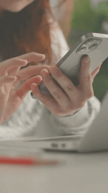 woman on phone gif