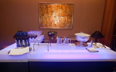 VIP lounge at the 2013 Champagne Ball & Awards Evening