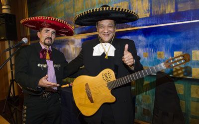 Mariachi Music by Los Cuates plating at a gala event in Nagoya