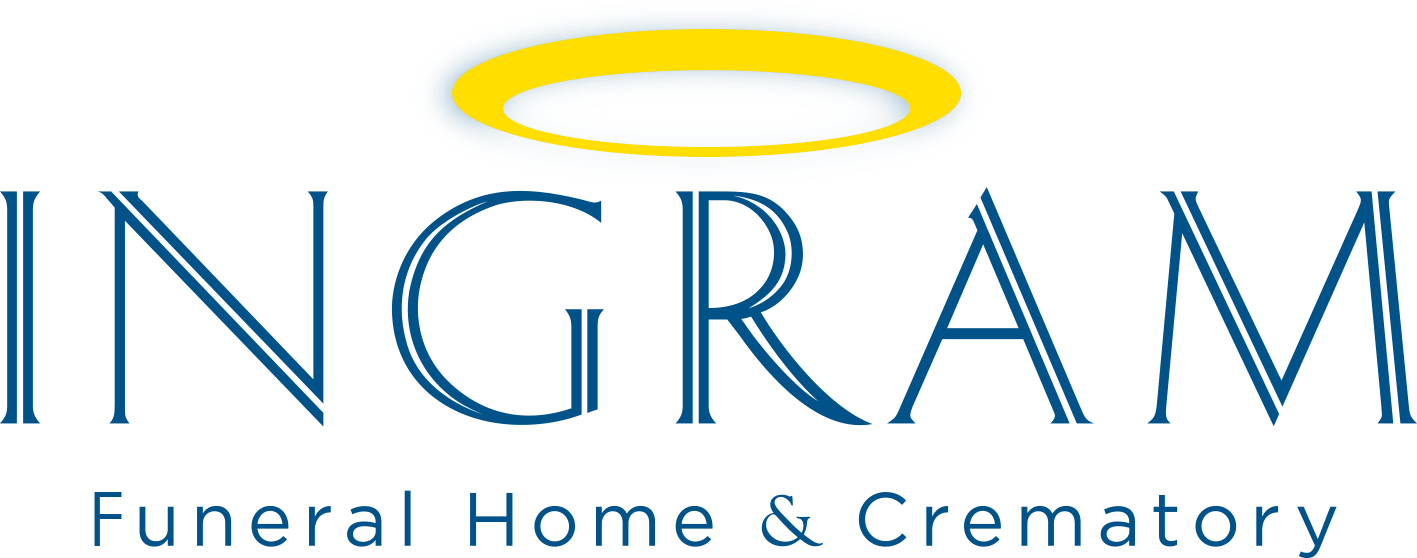 The logo for sample funeral home is shown on a white background.