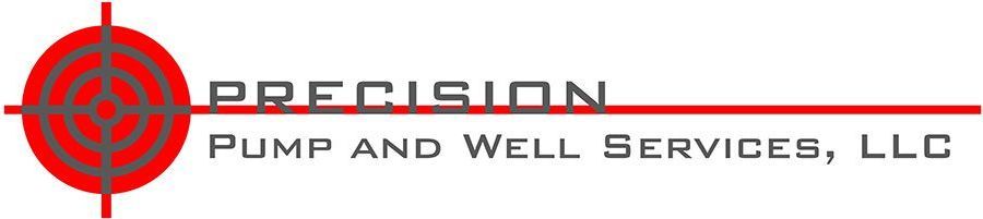 A logo for Precision Pump and Well Services