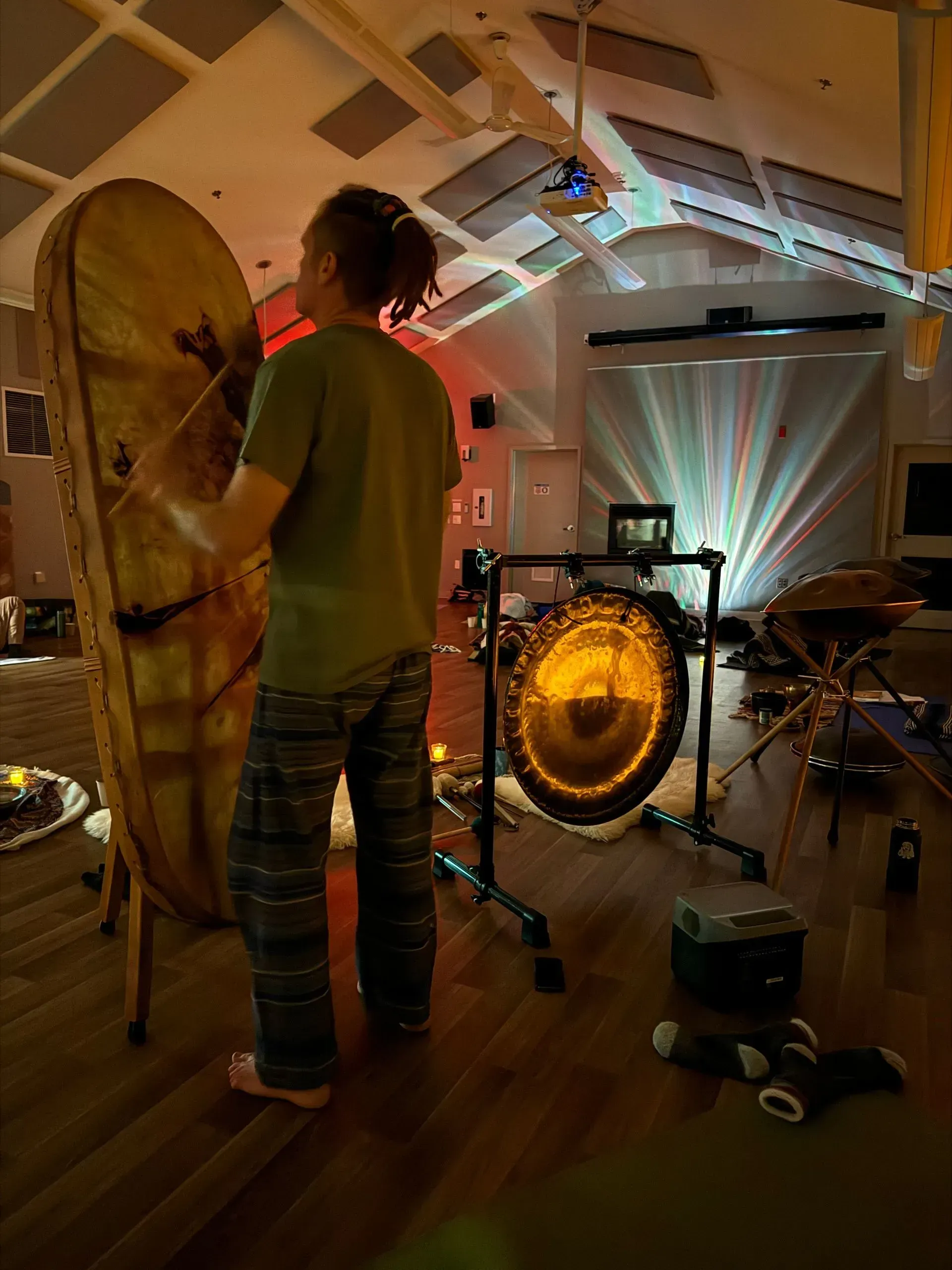 Handpan soundbath yoga