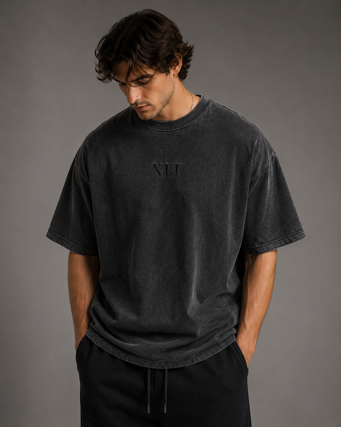 XLI - Washed Charcoal