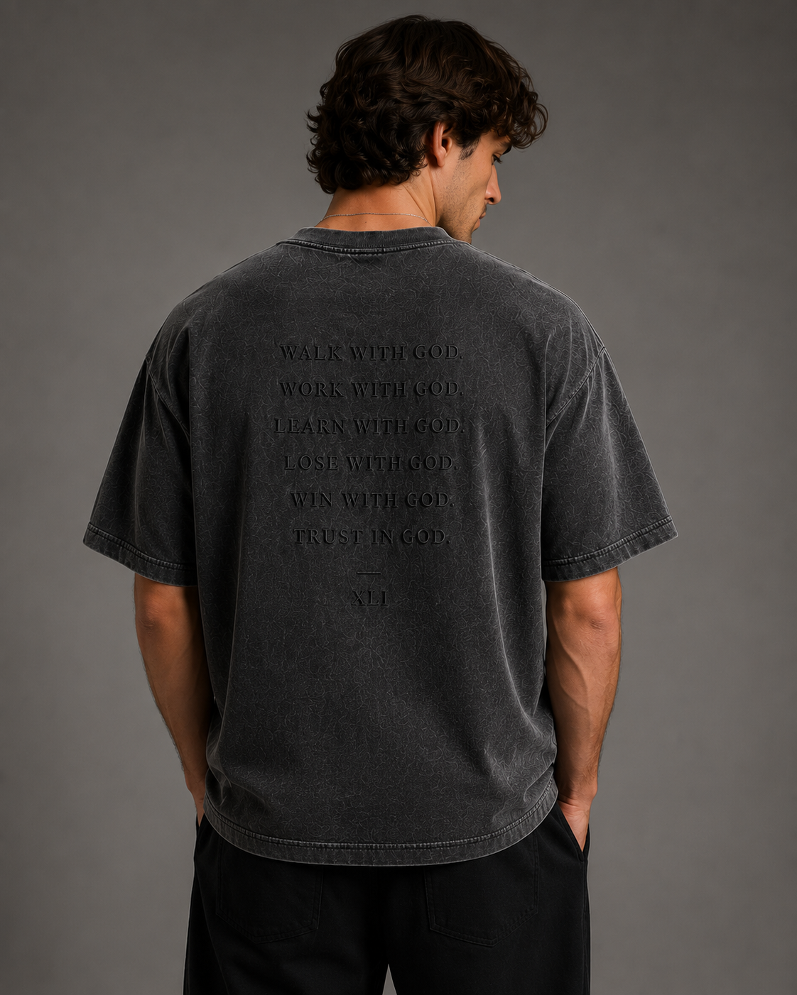 XLI - Washed Charcoal