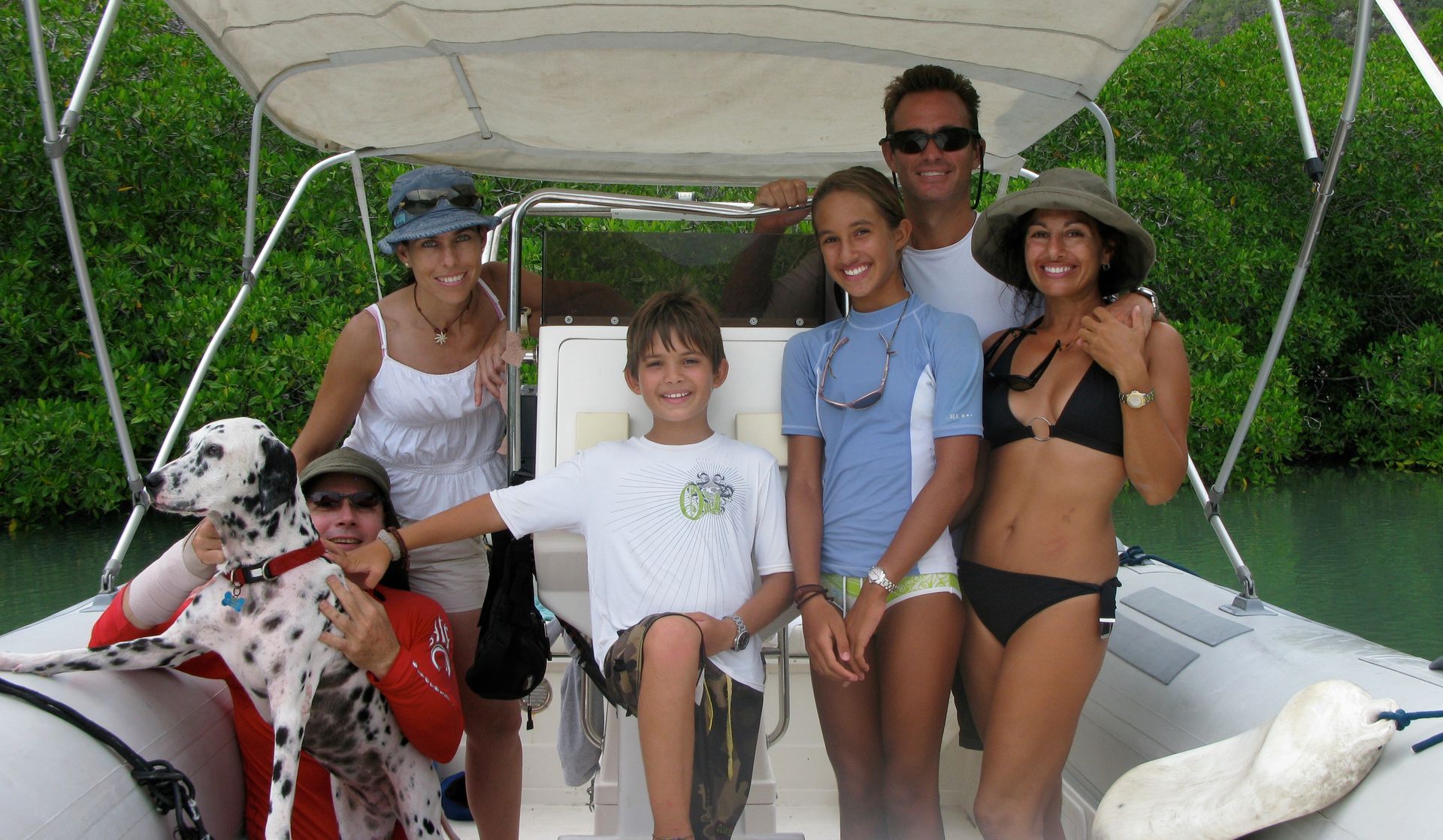 Sailing cruising family meets local couple and their dog Puerta La Cruz Venezuela