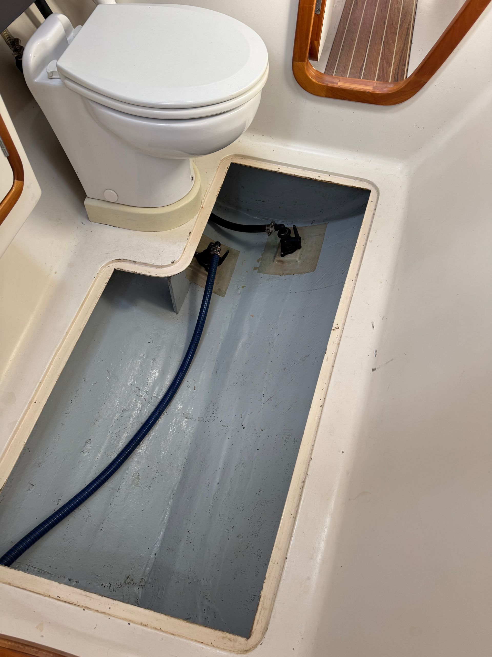 Chris White performance sailing catamaran Atlantic 48 ZEN private listing Rhode Island port head bilge
