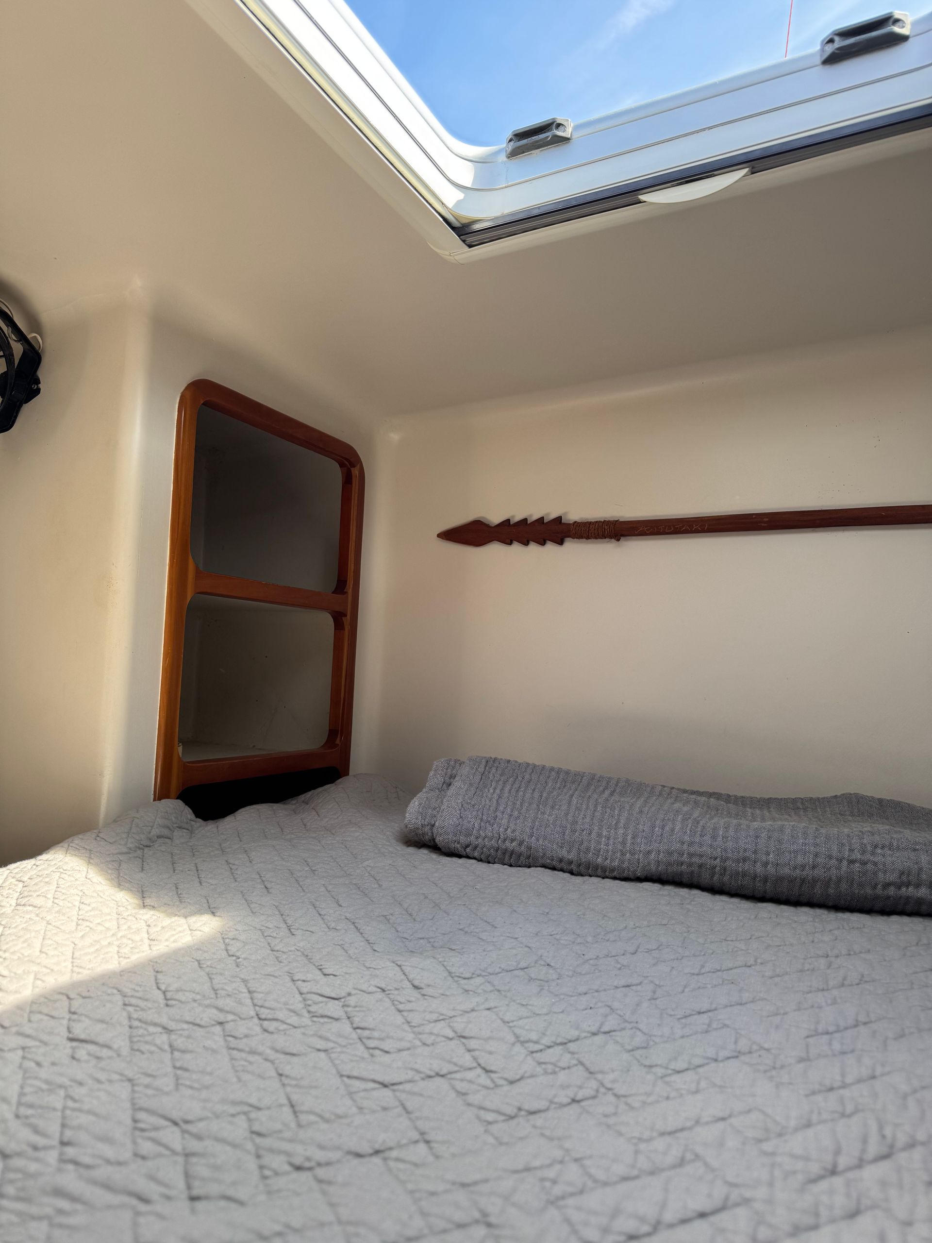 Chris White performance sailing catamaran Atlantic 48 ZEN private listing Rhode Island port queen cabin