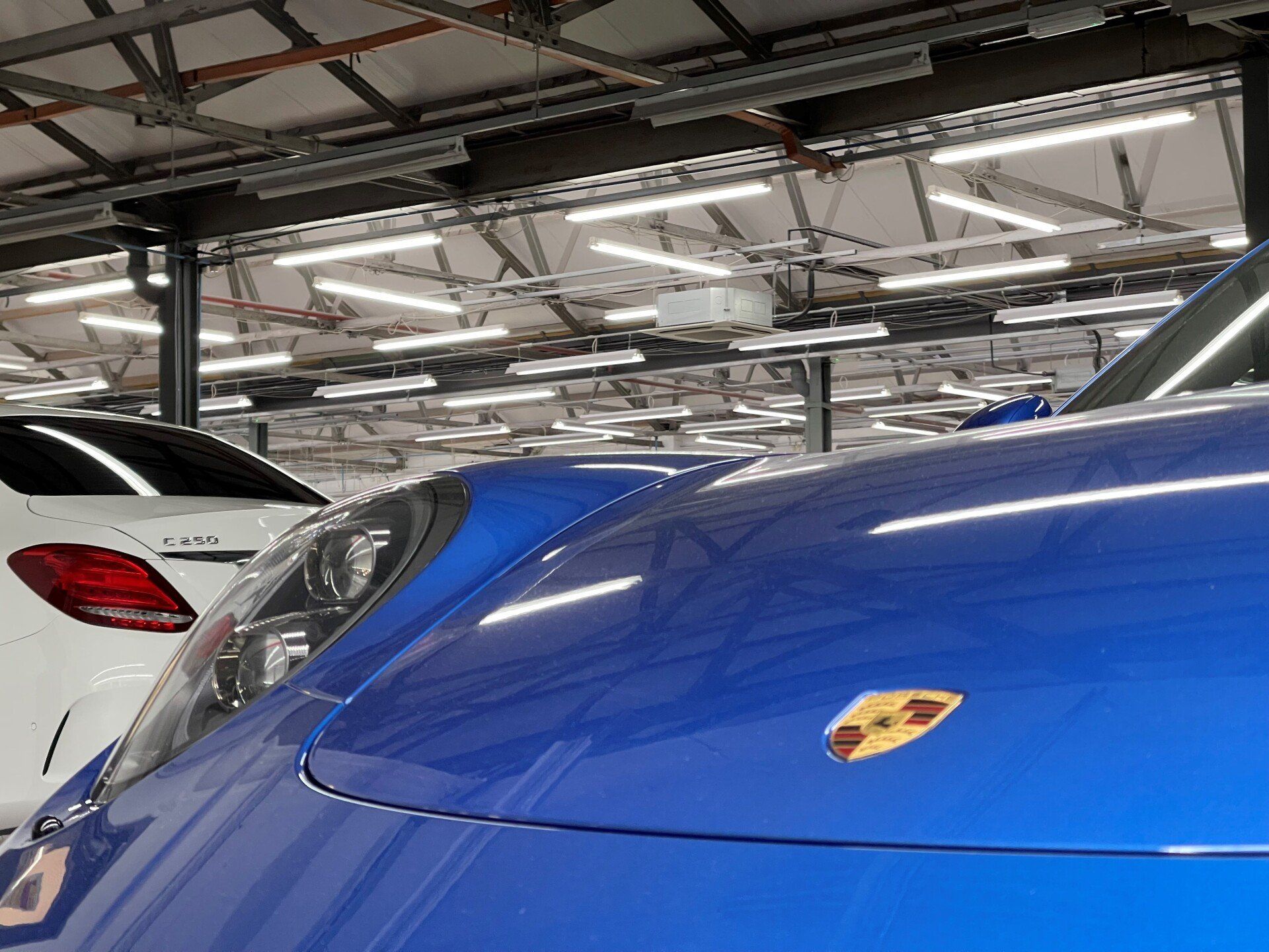 Porsche in Workshop