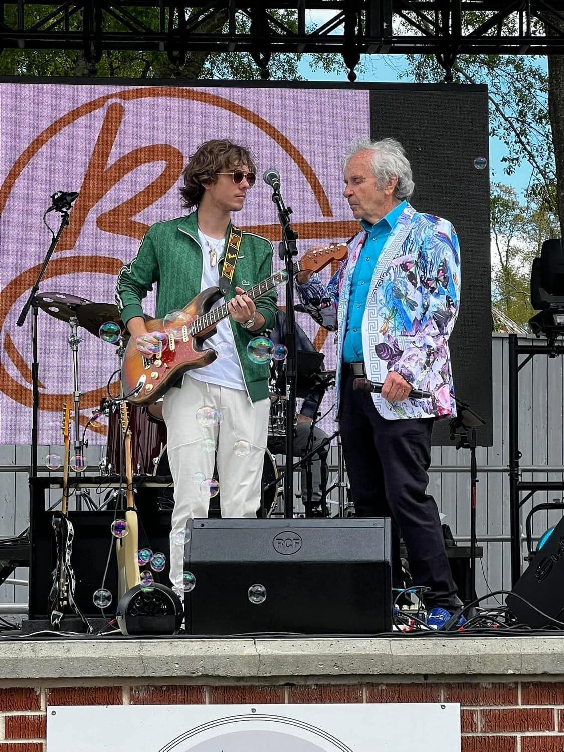 Ben Flournoy and Gil Anthony at the Wiregrass Blues Festical
