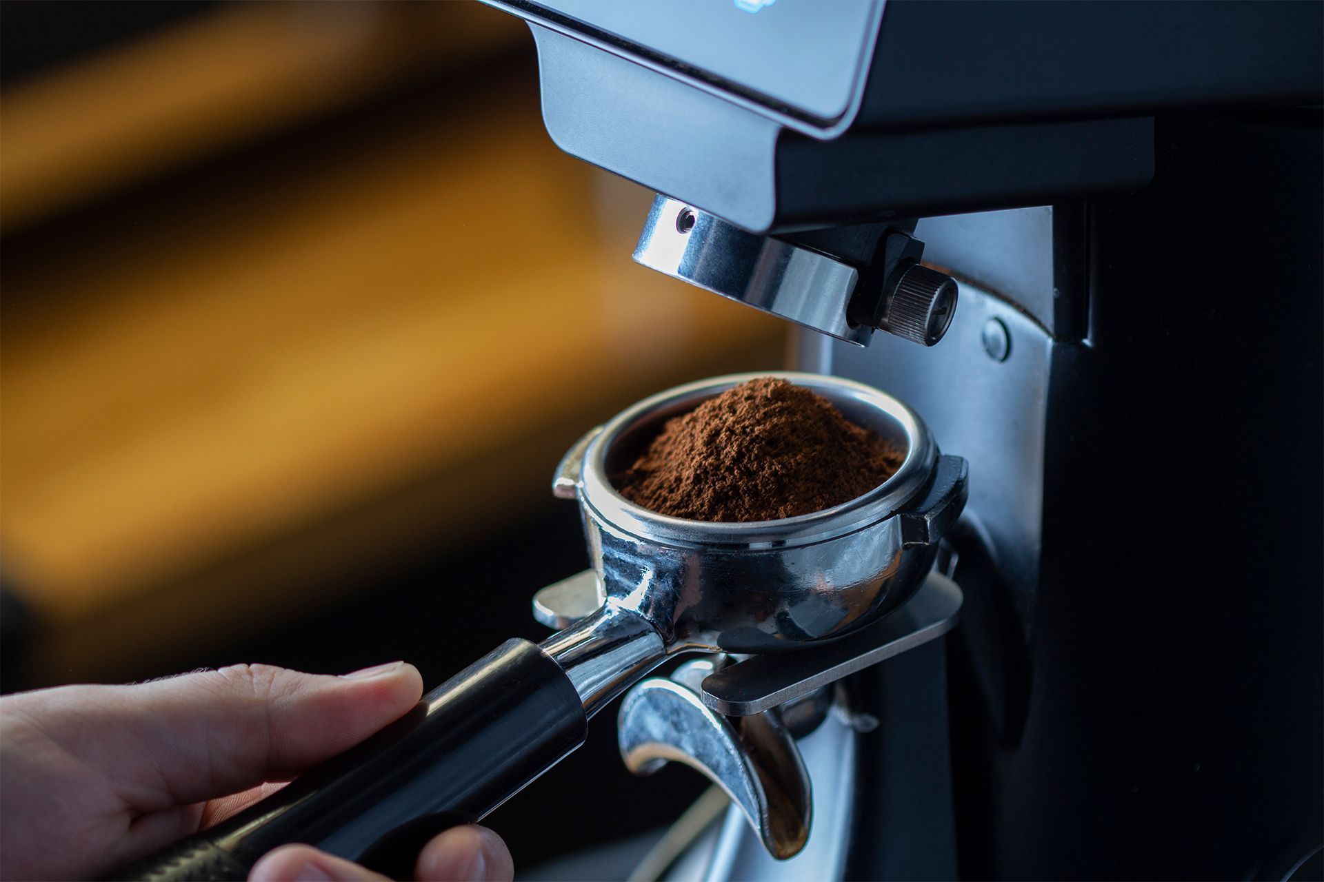 Grinding Coffee