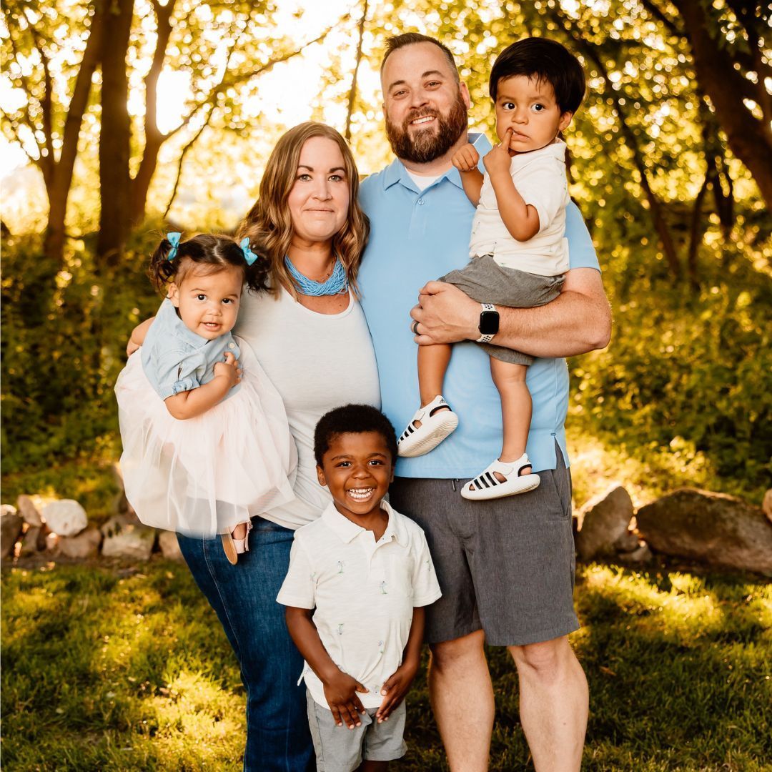 The Hallorens are another of our successful families at Adoption Hope Foundation.