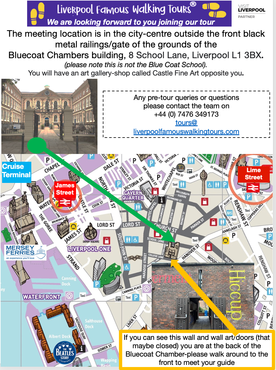 Liverpool Tours Beatles, History, Private Tours, Schools, Slavery, Cruise