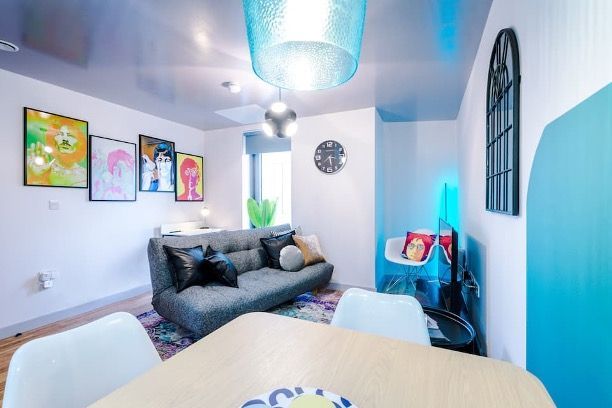 Fabulous Apartment To Rent in Liverpool with Beatles themed decorations