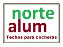 A logo for norte alum techos para cocheras