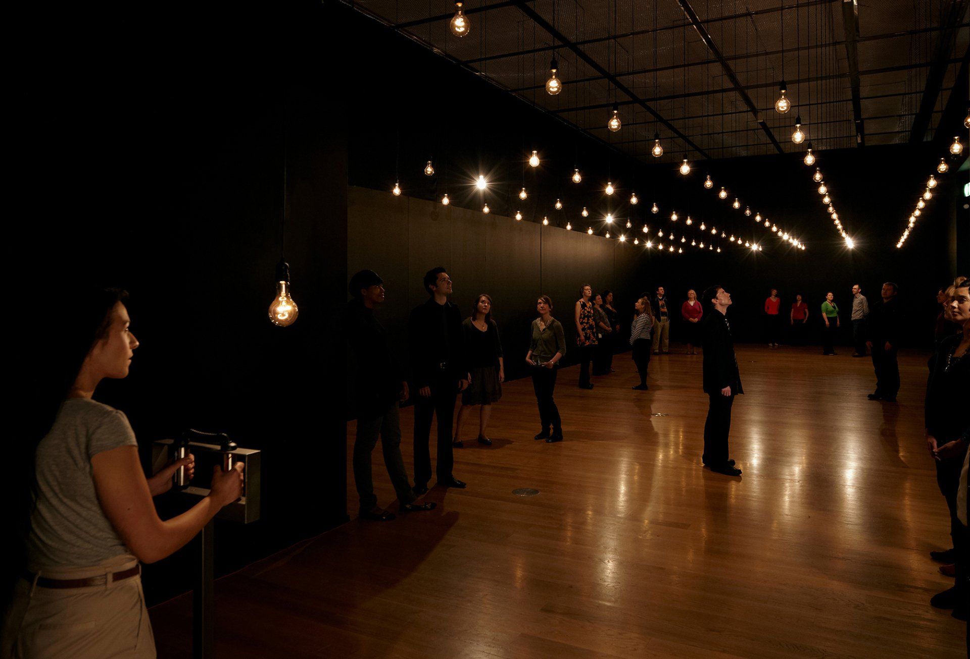 Rafael Lozano- Hemmer / Manchester Art Gallery 2010 / peter mallet photography