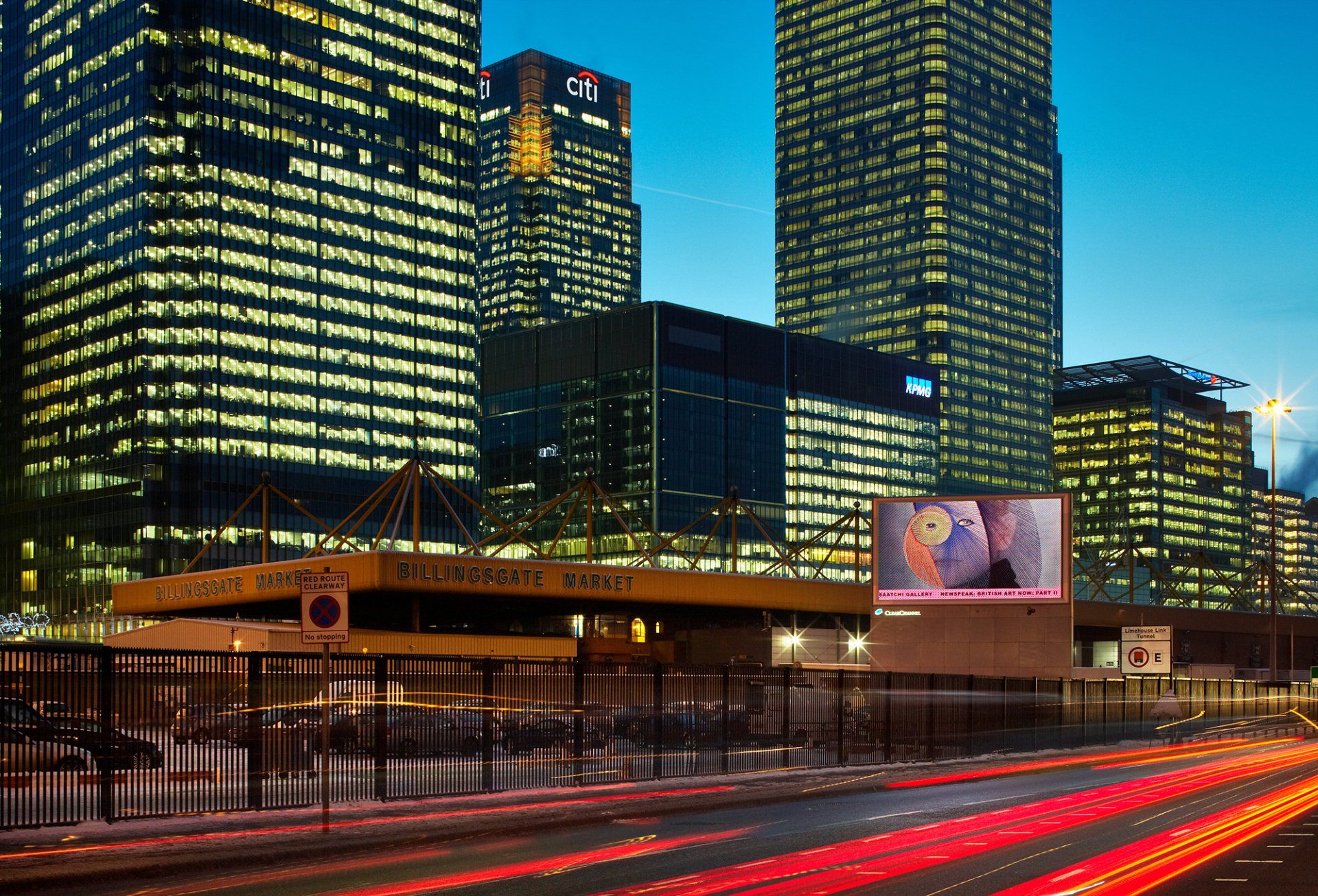 Saatchi British Art Now Billboard / petermallet photography