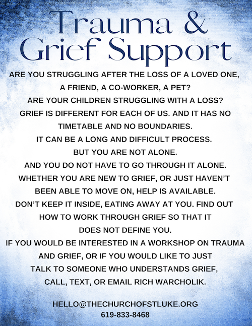 Click image to visit the web page. Trauma & Grief Support