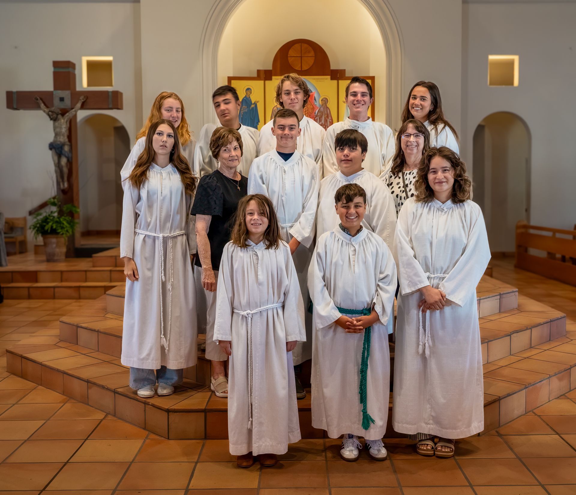 Priest and alter servers