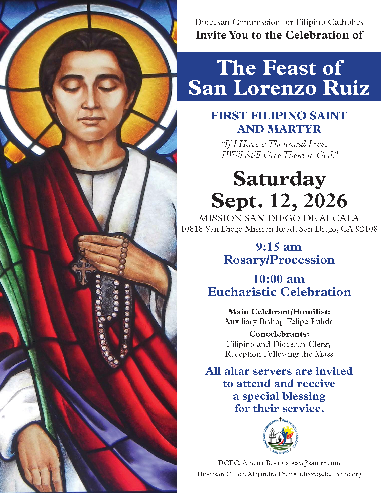 Click to visit web site The Feast of San Lorenzo Ruiz, 9-12-26