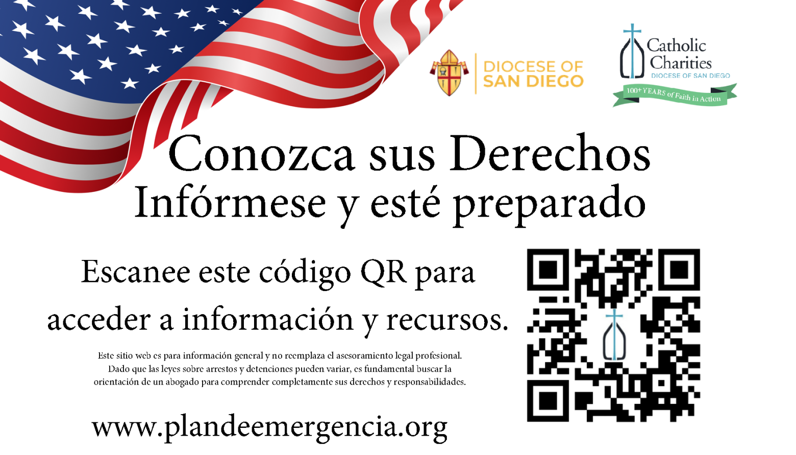 Click image to visit the web site. Conozca sus Derechos Informese y este preparado