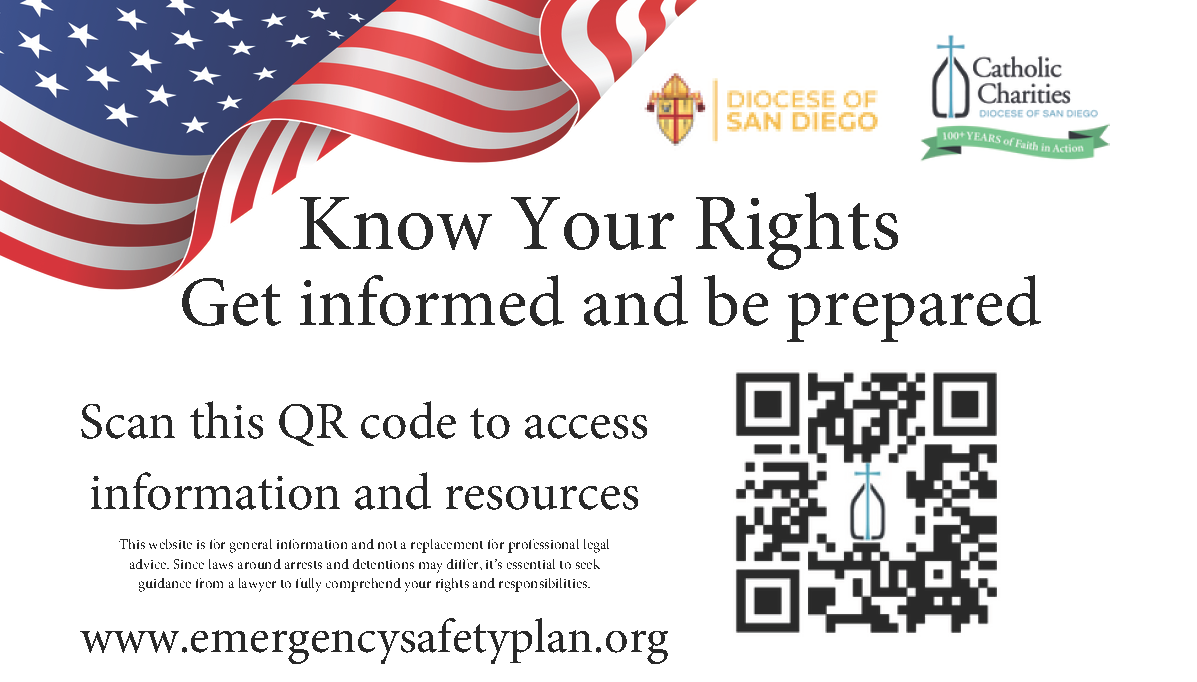 Click image to visit web site. Know Your Rights, Get informed and be prepared (English)