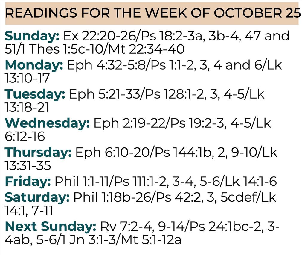 Readings for the Week
