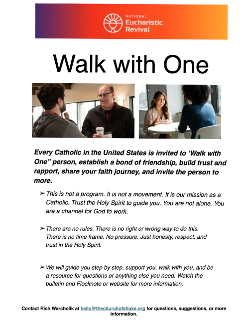 Click image to visit the web page. Walk with One