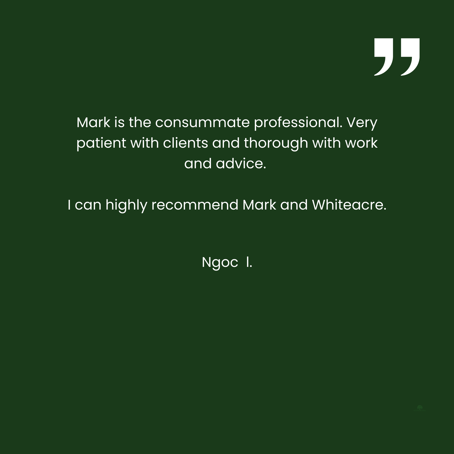 Mark is the consummate professional , very patient with clients and through with work and advice.